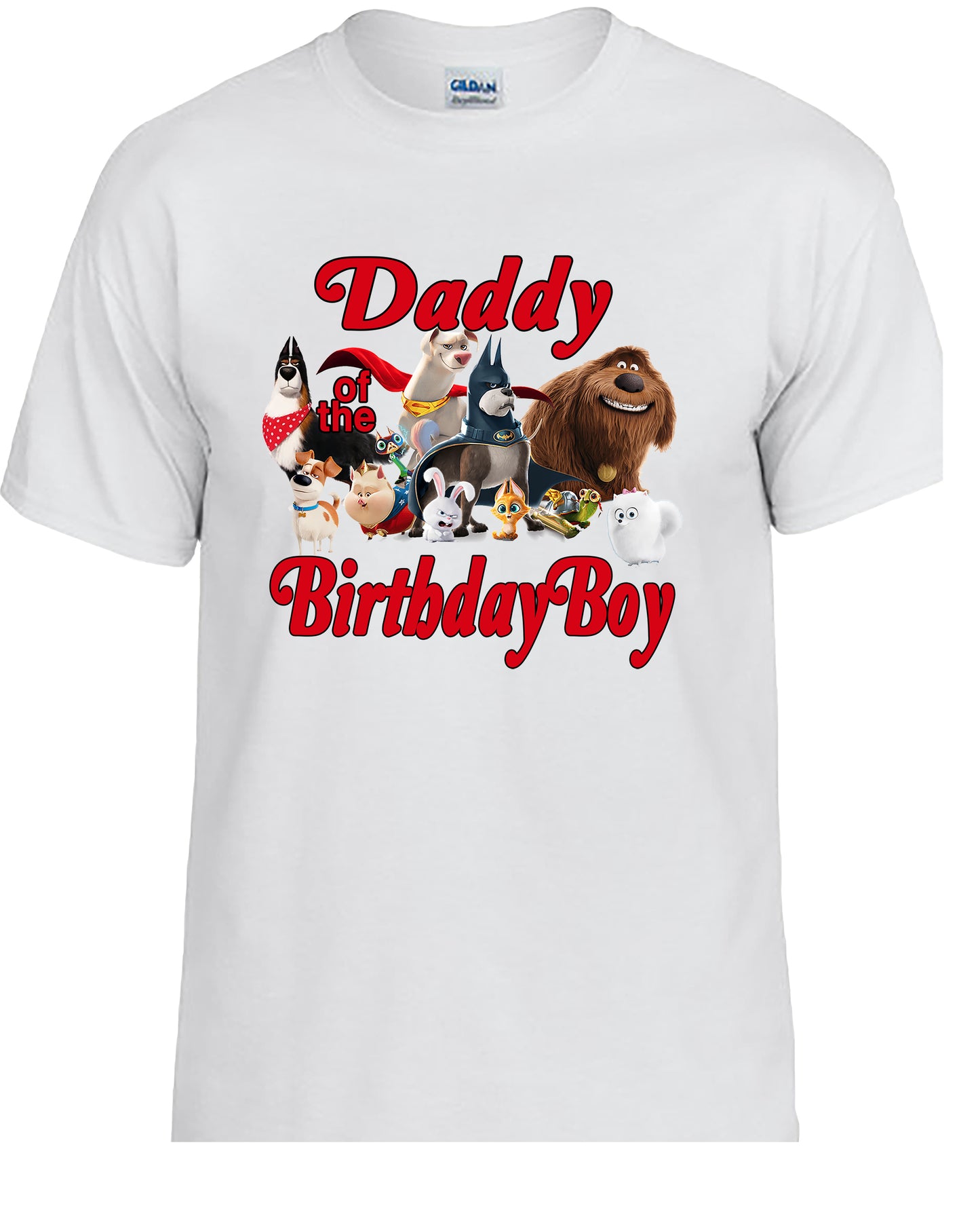 Super Pets, Family Personalized Birthday Shirts.