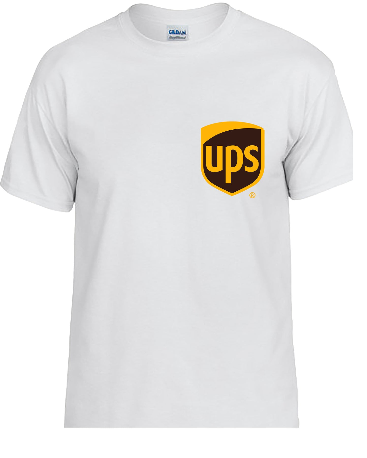 UPS delivery service shirt.