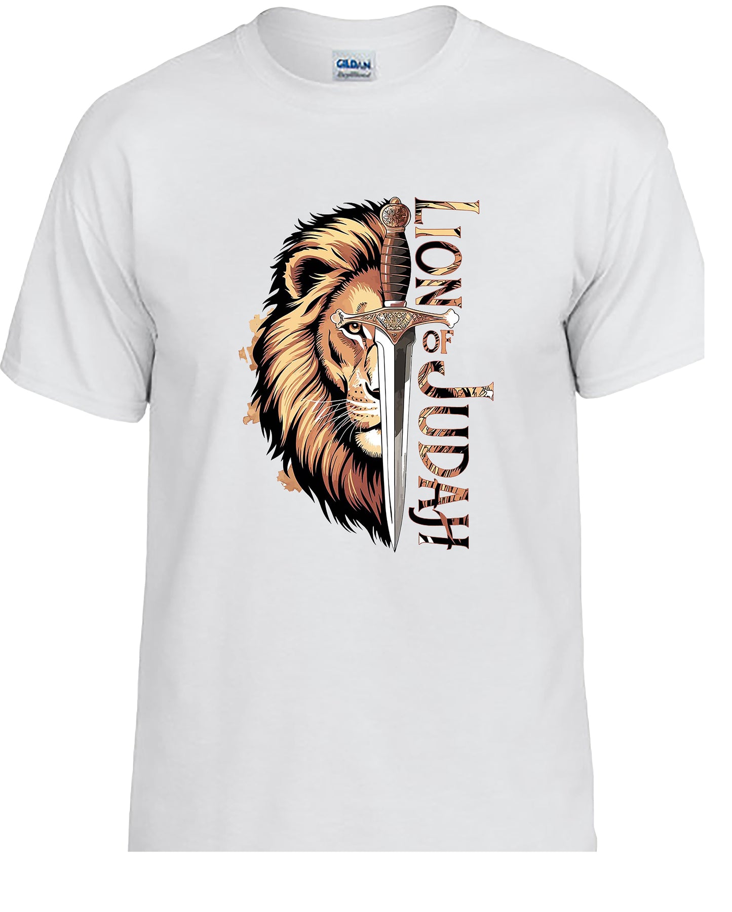 Lion of Judah Cristian T-Shirt, Casual wear, Religious.