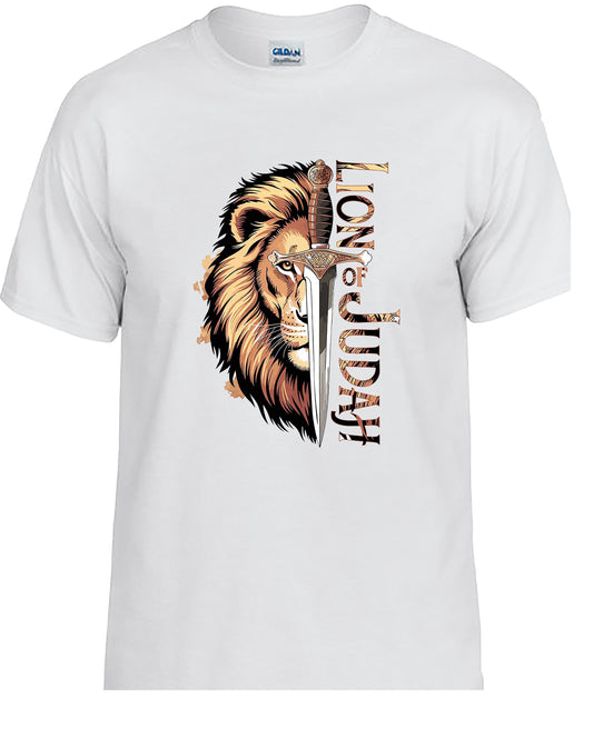 Lion of Judah Cristian T-Shirt, Casual wear, Religious.