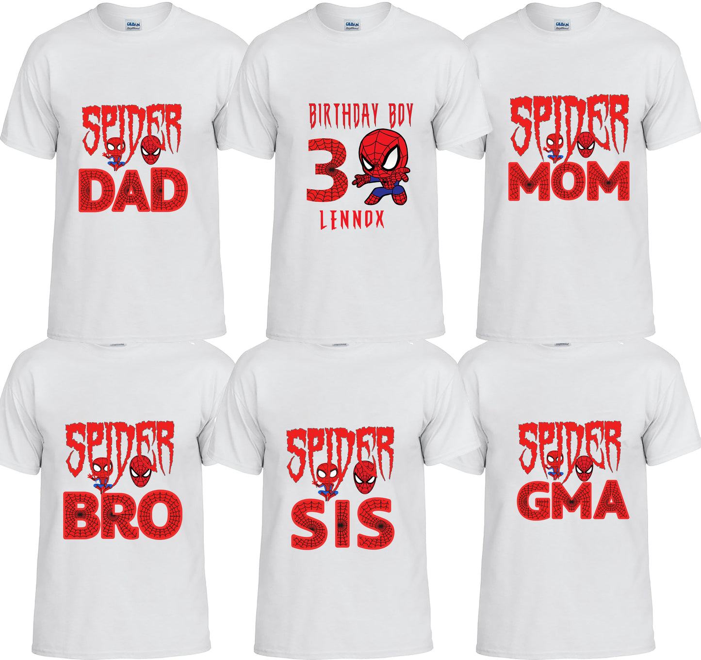 Custom Family Spider Shirt