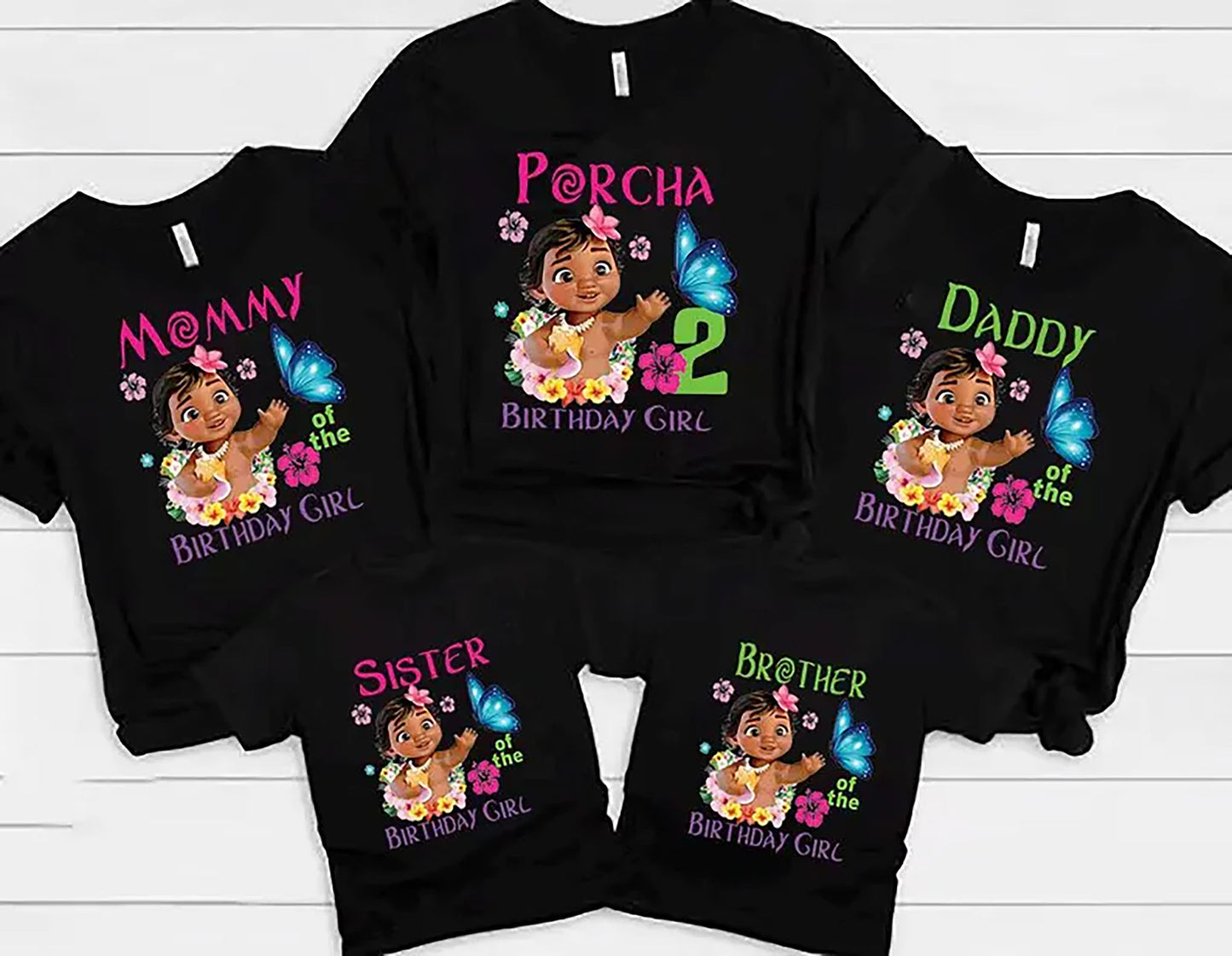 Moana Birthday Personalized  T-Shirt