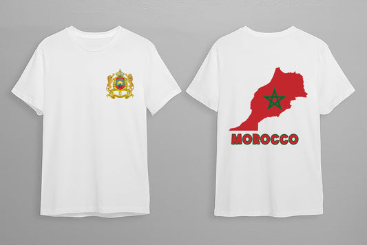 Morocco Shirt, Moroccan Flag Tee, North Africa Unisex Soft and Comfortable T-shirt