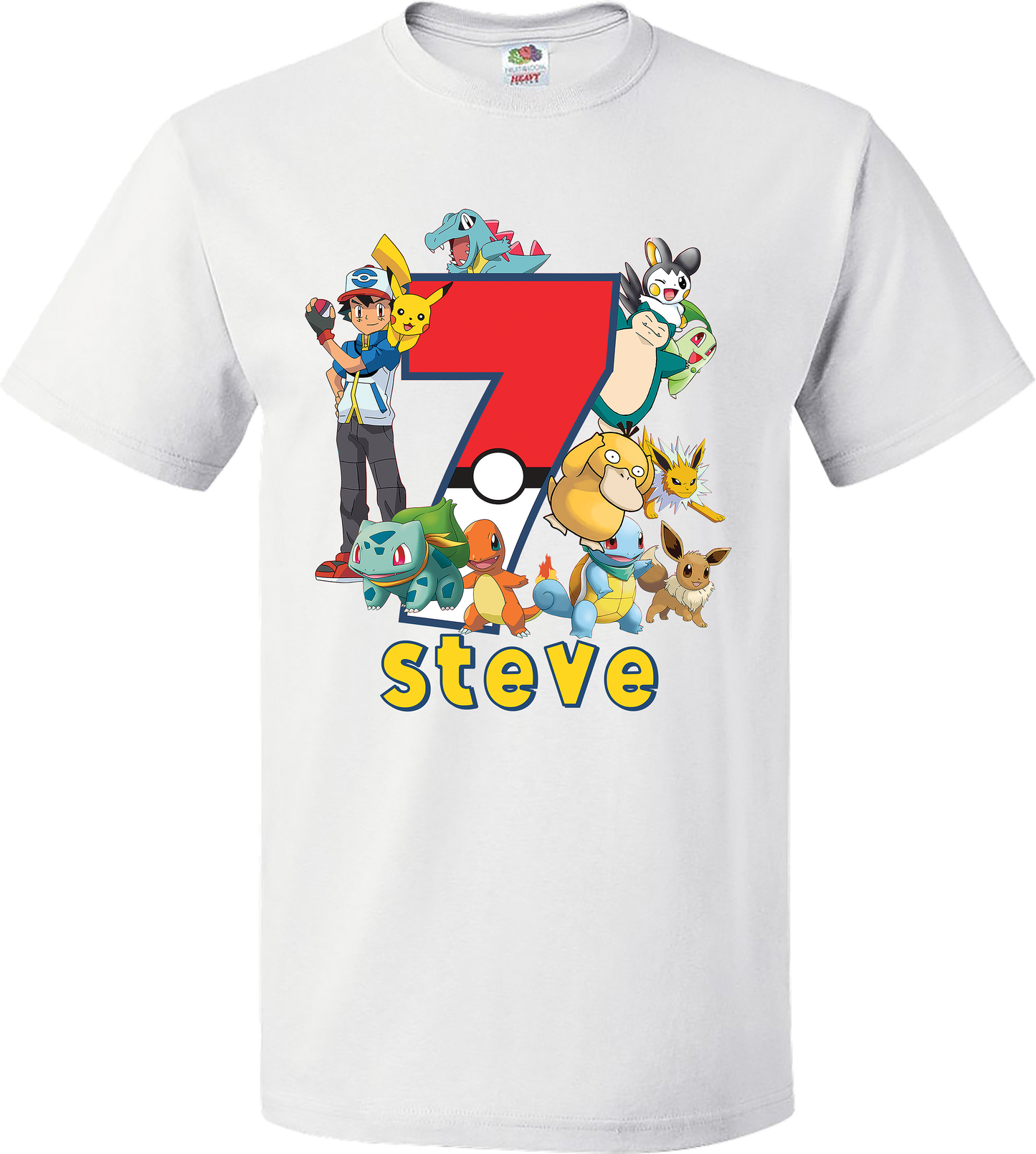 Pokémon birthday family party shirt.