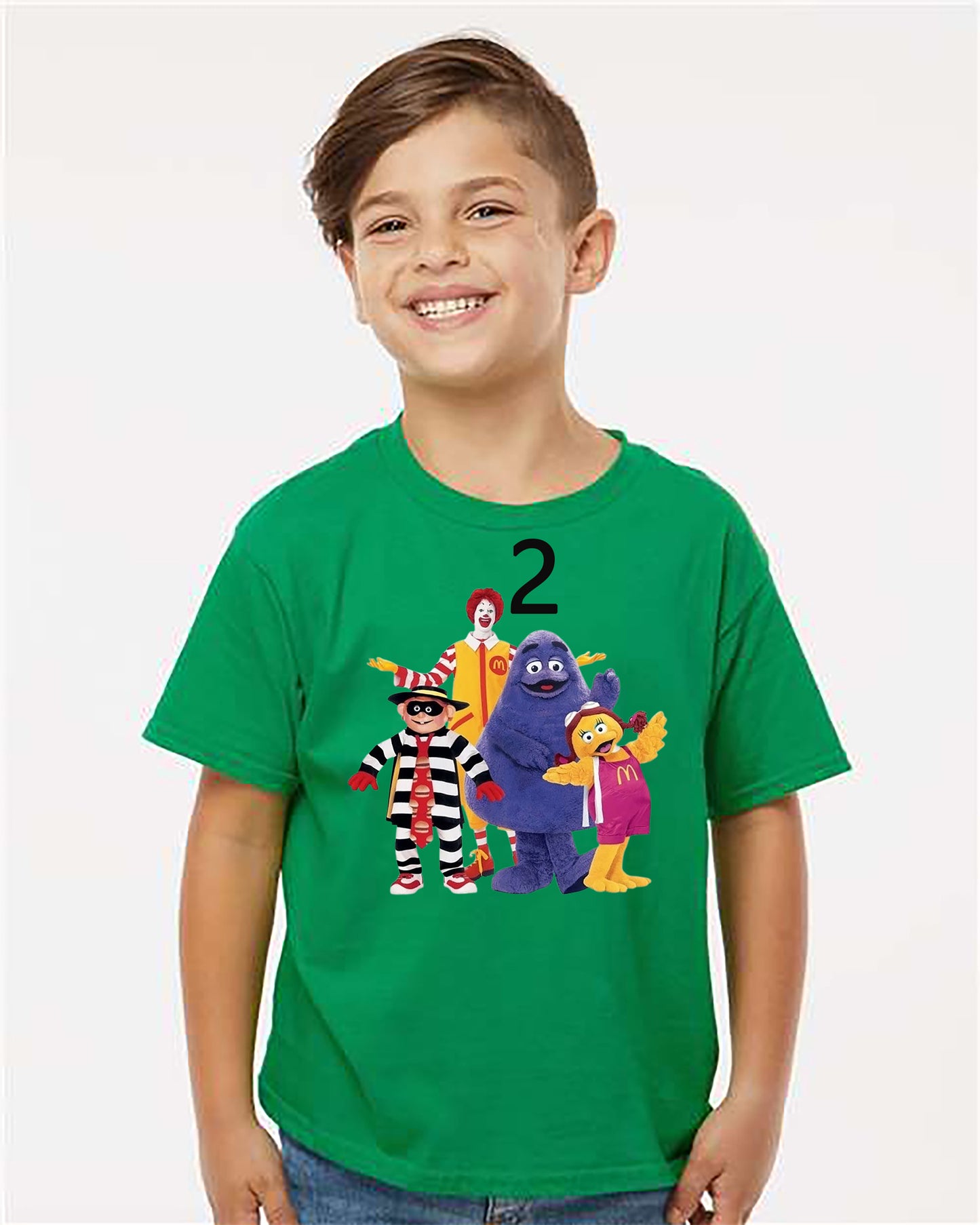 McDonalds T-shirt, Funny, vintage, kids.