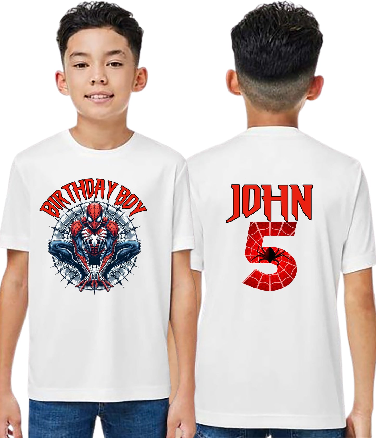 Spiderman Birthday Shirt, Spiderman Family Shirt,spiderman Superhero Matching Birthday Shirt, Spiderman Boy Birthday T-shirt, Spiderman Party