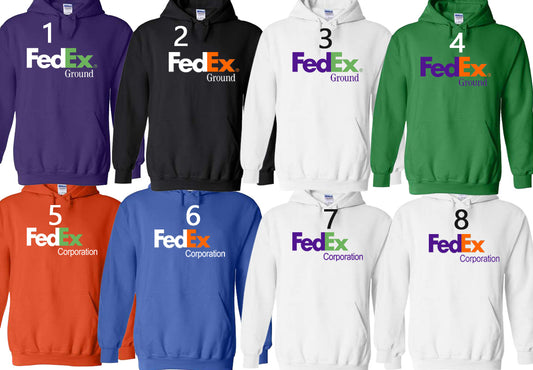 Fedex Hoodie Postal Man Hoodie express , ground , home delivery Hoodie ,freight, office Hoodie shipping services