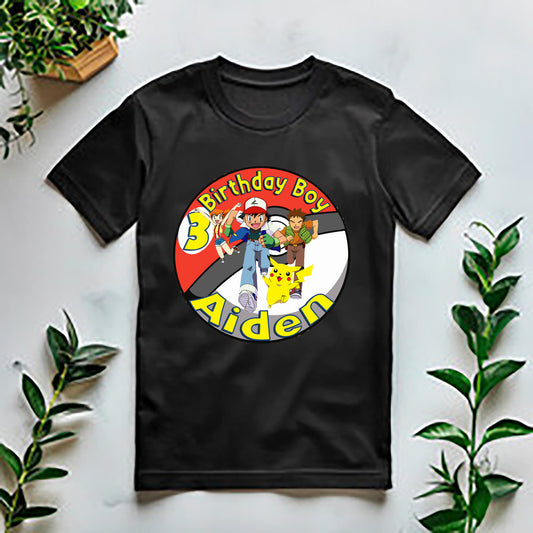 Ash, Misty, And Brock Running T-shirt.