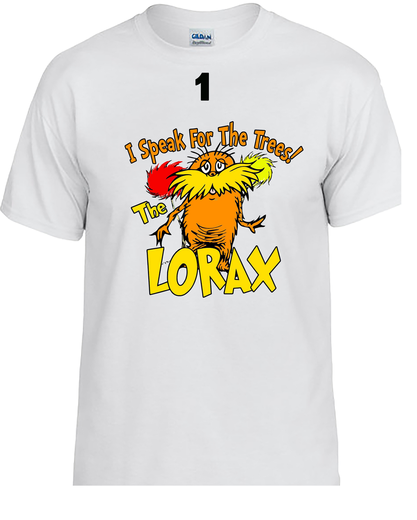 The Lorax Shirts, I speak for the trees, Friends, Casual, Movie.