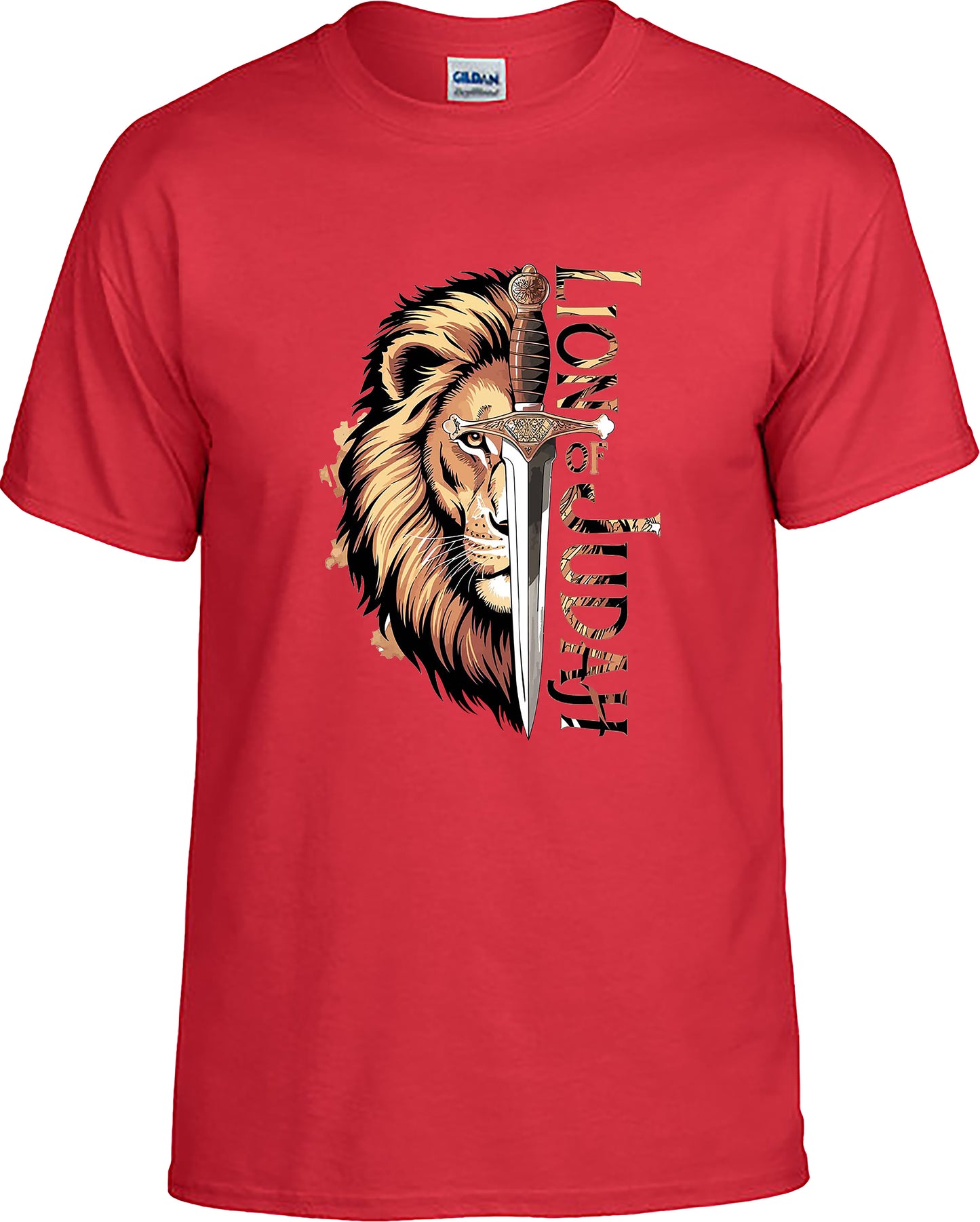 Lion of Judah Cristian T-Shirt, Casual wear, Religious.