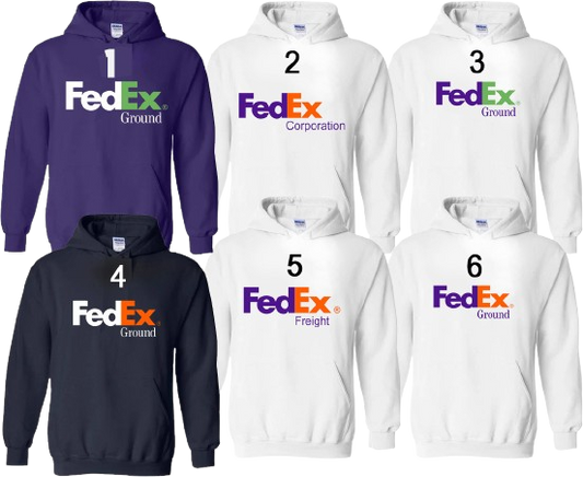 Fedex Hoodie Postal Man Hoodie express , ground , home delivery Hoodie ,freight, office Hoodie shipping services