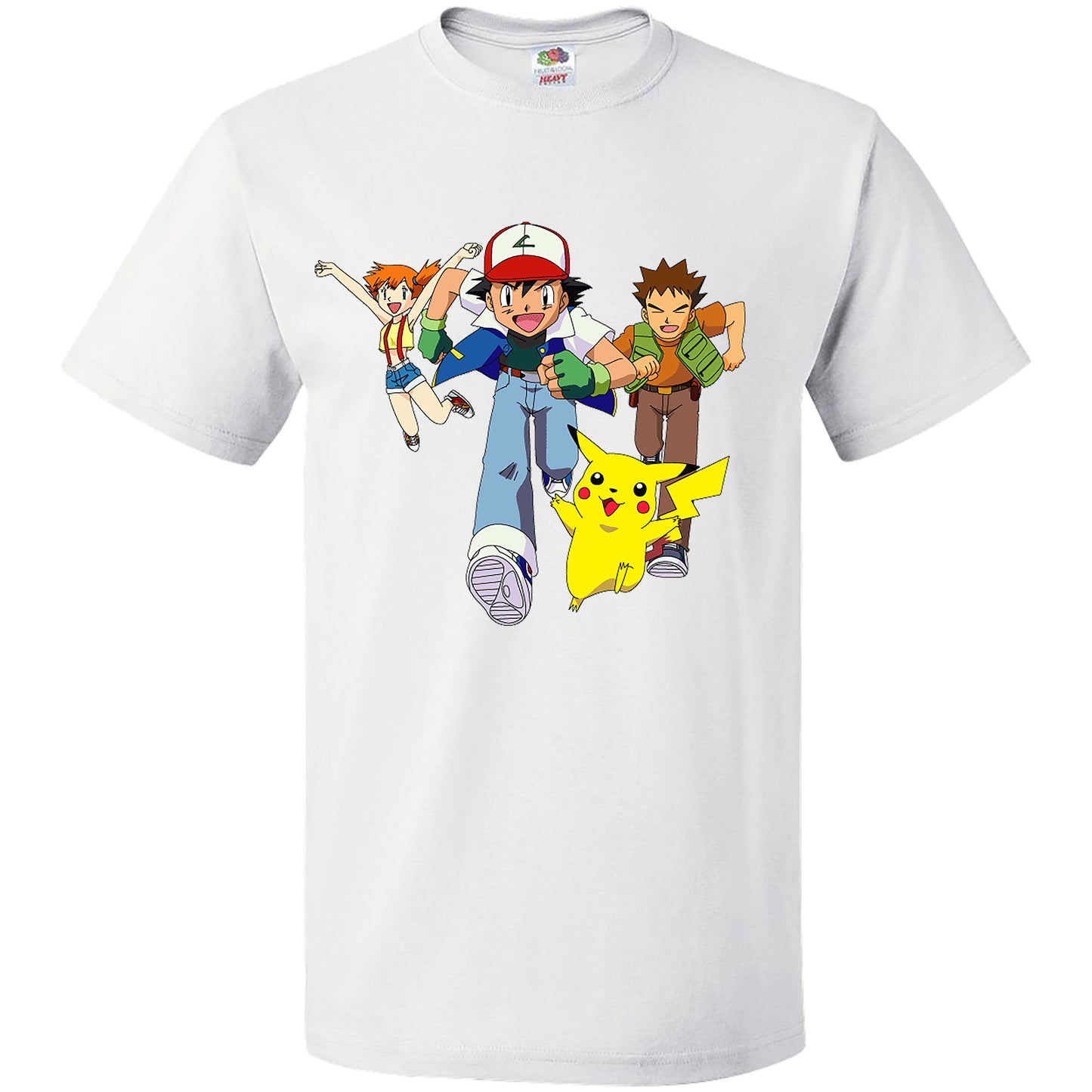 Ash, Misty, And Brock Running T-shirt.