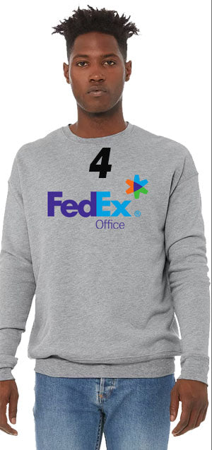 FedEx  crewneck sweatshirts, FedEx, Shipping company, Express.