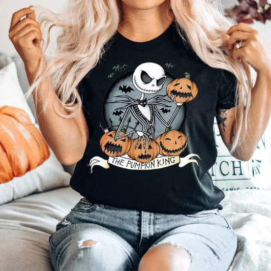 The Nightmare Before Christmas Pumpkin shirt, King Jack Skellington Shirt, Halloween pumpkin face gift shirt, Nightmare shirt