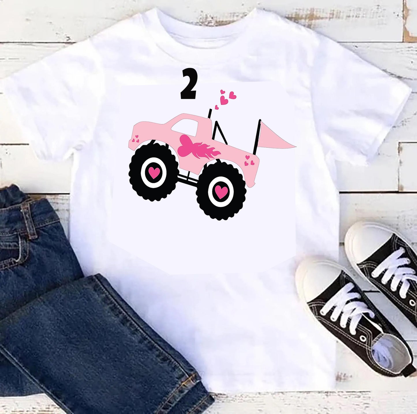 Truck Shirt For Kids, Casual Wear, Trucks.
