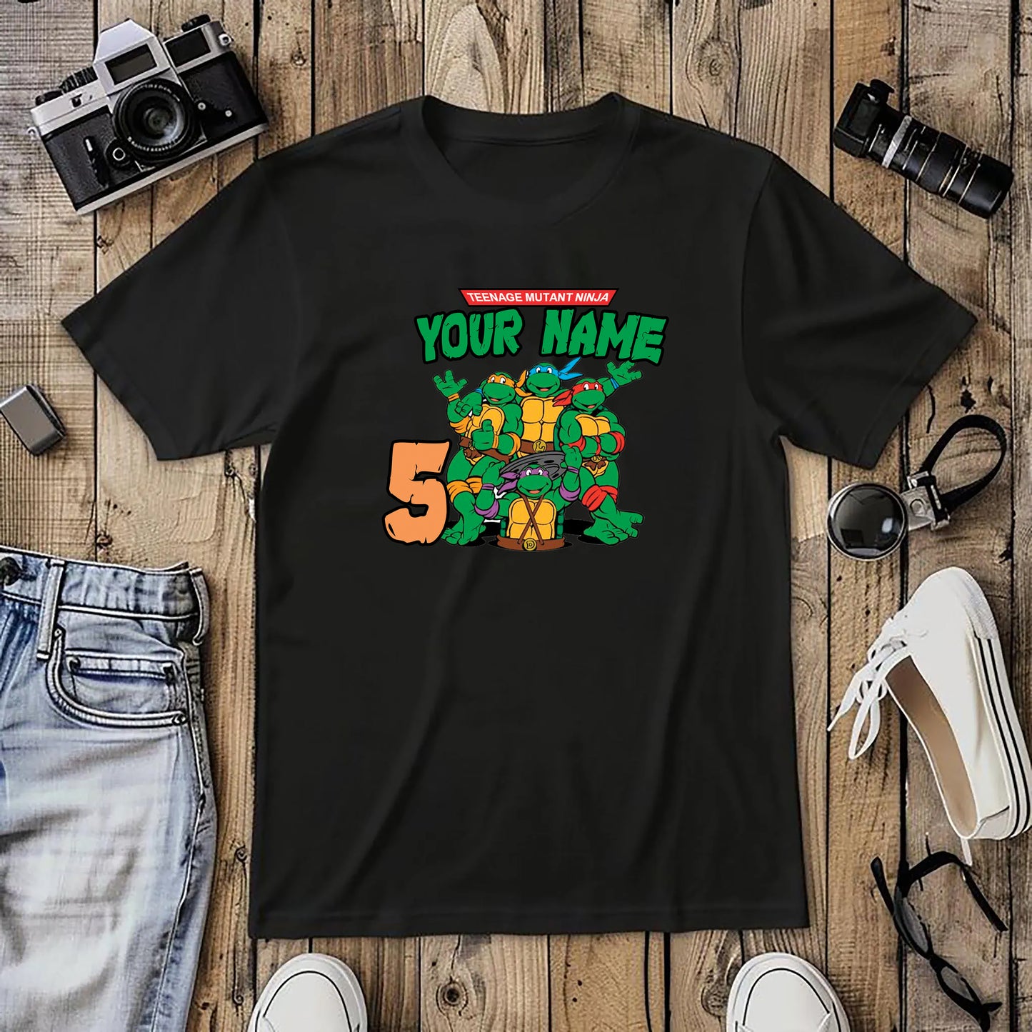 Ninja birthday party Crewneck.