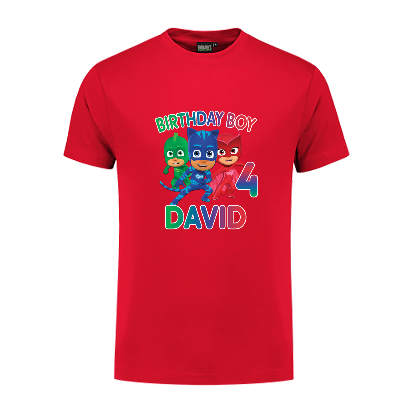 PJ Masks Personalized Birthday Shirt