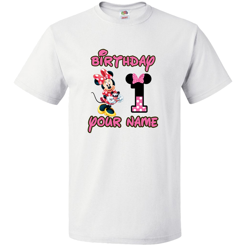 Minnie personalized T-shirt.