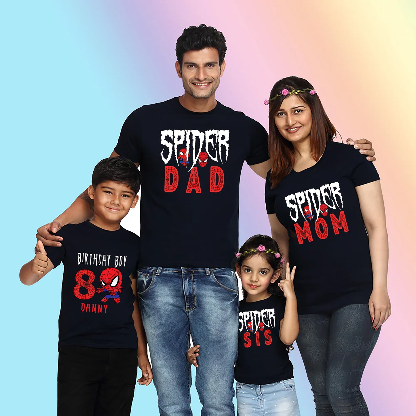 Custom Family Spider Shirt