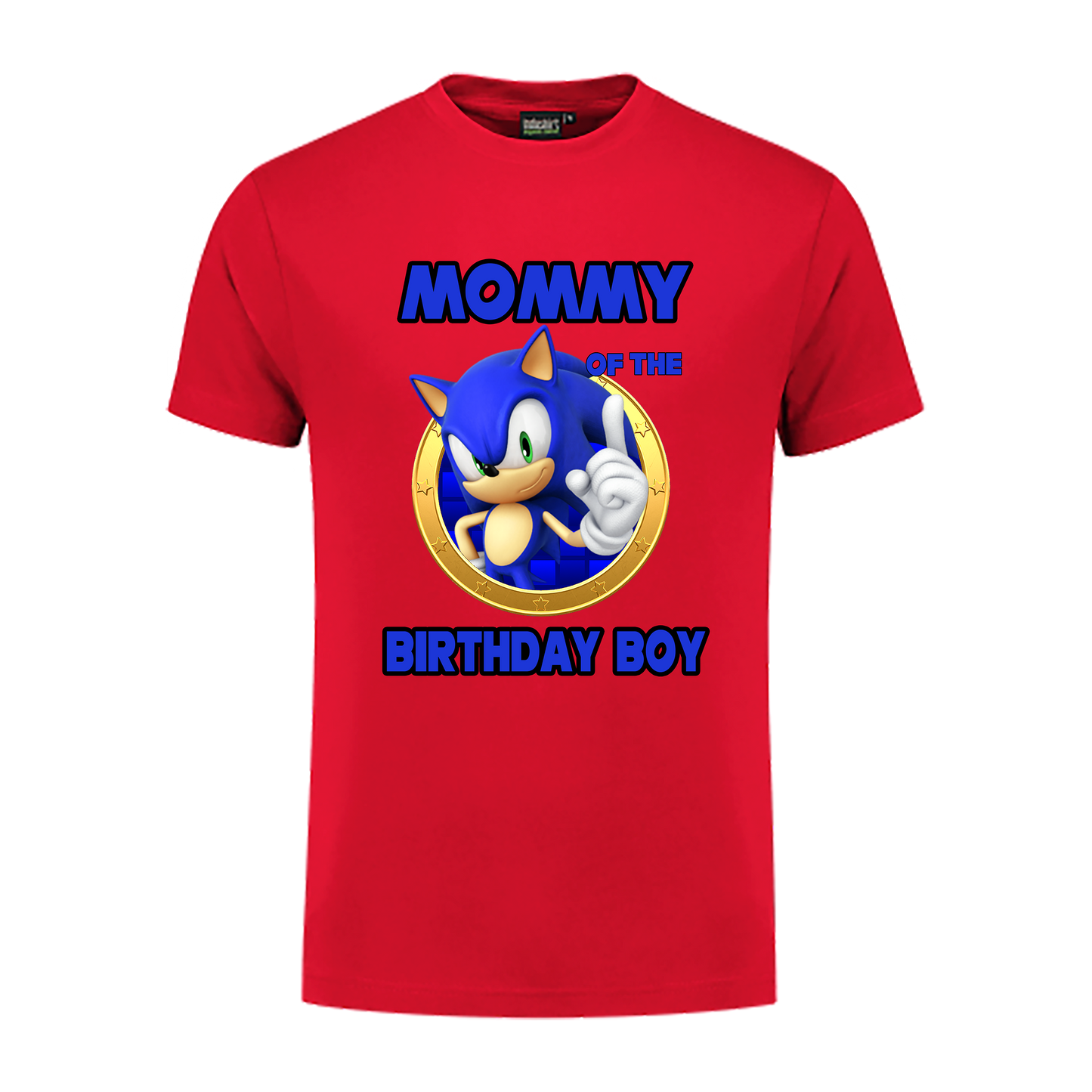 Family sonic birthday T-shirt.